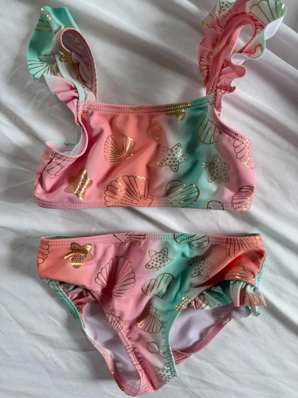 Primark Toddlwe Girls Swim Set - Pink & Teal Mix size 3T